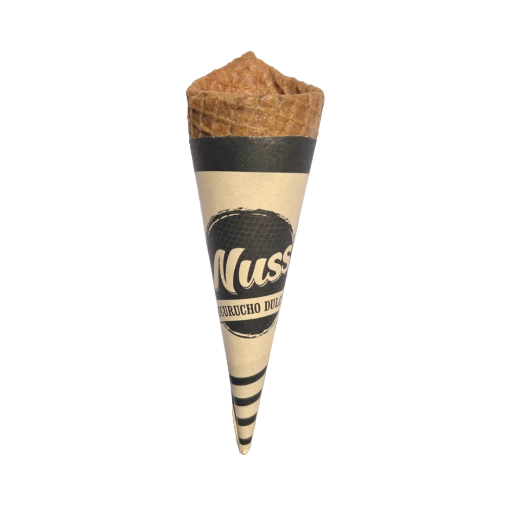 Barquillo con marca Nuss